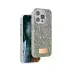 Onegif İphone 15 Pro Max Bright Simli Kapak - Gold 1
