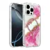 Onegif İphone 16 Pro Max Lotus Simli Magsafe Kapak - Pembe 1