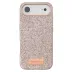 Onegif İphone 17 Air Bright Simli Kapak - Pembe 4