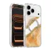 Onegif İphone 17 Pro Lotus Simli Magsafe Kapak - Turuncu 1