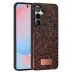 Onegif Samsung Galaxy S24 Bright Simli Kapak - Derin Mor 1