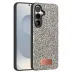 Onegif Samsung Galaxy S25 Bright Simli Kapak - Gümüş 1