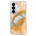 Onegif Samsung Galaxy S26 Lotus Simli Magsafe Kapak - Turuncu 3