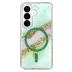 Onegif Samsung Galaxy S26 Lotus Simli Magsafe Kapak - Yeşil 3