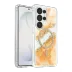 Onegif Samsung Galaxy S26 Ultra Lotus Simli Magsafe Kapak - Turuncu 1