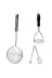 Online Kapında Mutfa-00329 Onlinekapındametal Yağ Kevgiri Metal Patates Ezici Süzgeçli Kızartma Ve Haşlama Maşası Maşalı Kevgir 1