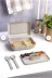 Online Kapında Mutfak-00000403 Lüks Bej Lunch Box 2 Katlı 5 Bölmeli Kendinden Çatal Kaşıklı Beslenme Kutusu 1