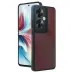 Oppo Reno 11f Kılıf Aras Deri Kapak - Bordo 1