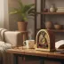 Orta Boy Kubbe Model Retro Ahşap Tasarım Bluetooth Hoparlörlü Radyo – FM/AM Destekli, Şarjlı ve Taşınabilir Radyo NS-7061 (4745) 2