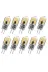 Osaka Light LED 138 10 LU 10'lu Paket 3W = 25W 6500K Beyaz Işık (Dikkat 220 Volt İle Çalışır) G4 İğne Bacak Led Kapsul Ampul 3