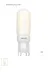 Osaka Light LED 143 5Watt Buzlu G9 Duylu 6500Kelvin Beyaz Işık 380Lm A+ Enerji Led Kapsul Ampul 4