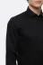 Pamuk Saten Slim Fit Siyah Erkek Gömlek - Wessi - S / Siyah 2