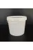 Pause Art Home 250CCKOVAPA222322FW22 3 Litre Plastik Kova - Beyaz - 3 Lt Sapli Gidaya Uygun Sizdirmaz Kilitli Kapakli Kova -5 Adet 1