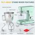 Peıcual 10182024 Peicual Stand Mikser 5.5Qt 10+P Hızlı Eğimli Kafa Mutfak Elektrikli Mikseri Yeşil 2