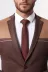 Penye Slim Fit Kahverengi Ceket - Wessi 2