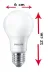 Philips Philips 13w Beyaz 6 lı 6'lı Paket 13W 6500 Kelvin Beyaz Işık E27 Duylu 1521 Lümen E Enerji Tüketimi Mycare Led Ampul 1