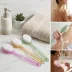 Plastik Saplı Vücut Temizleme Fırçası - Çok Amaçlı Sırt ve Vücut İçin Banyo ve Duş Kese Aparatı (4745) 1