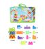 Play Blox Du2AHyTOtR 3028 Neon Renkler 266 Parça Çantalı Mega Blok Tren Seti 4
