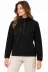 Polar Dik Yaka Yarım Fermuarlı Fermuarlı Göğüs Cepli Regular Fit Kışlık Sweatshirt - Siyah - M - Siyah 2