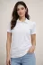Polo Yaka Pike Kumaş Düğmeli Basic Tişört T-Shirt Günlük Rahat - Beyaz - S - Beyaz 2