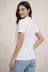 Polo Yaka Pike Kumaş Düğmeli Basic Tişört T-Shirt Günlük Rahat - Beyaz - S - Beyaz 3
