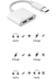 Powerway Ac09 Usb Type-C Uyumlu Type-C 2In1 Şarj Kulaklık Dönüştürücü Jack Adaptör Şarj Çoğaltıcı Splitter Adaptör 1