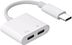 Powerway Ac09 Usb Type-C Uyumlu Type-C 2In1 Şarj Kulaklık Dönüştürücü Jack Adaptör Şarj Çoğaltıcı Splitter Adaptör 4