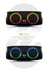 Powerway Boombox 30W Çift Bass Usb Hafıza Kartı Aux Radyo Led Işıklı Bluetooth Hoparlör Hi-Fi Ses Bombası 4