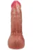 Premium Seri Büyük Boy İleri Geri Hareketli Titreşimli Kumandalı Çift Katmanlı Realistik Dildo 4