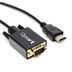 Qport Q-HVG18 HDMI - VGA Çevirici Kablo 1.8 m 1