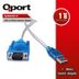 Qport Q-RS2321.5 USB 2.0 - RS232 Çevirici Kablo 1 m 2