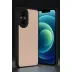 Realme 12 Lite Kılıf Aras Deri Kapak - Pudra 2