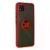 Realme C11 2021 Kılıf Montreal Yüzüklü Silikon Kapak - Kırmızı 3