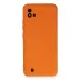 Realme C11 2021 Kılıf Nano İçi Kadife Silikon - Turuncu 1