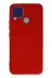 Realme C15 Kılıf Nano içi Kadife Silikon - Kırmızı 1