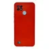 Realme C21 Kılıf Nano içi Kadife Silikon - Kırmızı 1