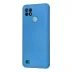 Realme C21 Kılıf Nano içi Kadife Silikon - Mavi 3