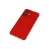 Realme C55 Kılıf Nano içi Kadife Silikon - Kırmızı 3