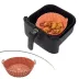 Renkli Isıya Dayanıklı Yıkanılabilir Silikon Fırın Ve Airfryer Yuvarlak Pişirme Matı 20 Cm (4745) 2