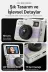 Retro Mini Dijital Kamera 1080P 1.47 İnç Flip Ekranlı Flaşlı Selfie Vlog Kamerası 4GB SD Hediyeli Mavi 2
