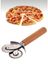 Royaleks RT-RYL-1HMAD2079 Çift Başlıklı Ahşap Saplı Pizza Kesici Hamur Kesici 1