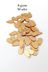 Royaleks RT-RYL-BN24099-11-8 Oya Abiye Bileklik Kolye Pleksi Metalik Plastik Pul Altın Renk 8 Gram 50 Adet - Bnc484 1