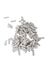 RT-RYL-B-0019-24 Mat Beyaz 15 X 5 Mm Dantel Oya Yazma Halhal Abiye Lazer Kesim Pul 600 Adet / 24 Gram 3