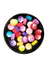 RT-RYL-B-0028-90 90 Adet 10 Mm Polimer Kil Fimo Boncuk Takı Bileklik + 5 Metre Lastikli Misina Hediye - Renkli Yin Yang 3