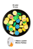 RT-RYL-B-0030-30 30 Adet 10 Mm Polimer Kil Fimo Boncuk Takı Bileklik + 1 Metre Lastikli Misina Hediye - Renkli Limon 1