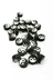 RT-RYL-B-0032-90 90 Adet 10 Mm Polimer Kil Fimo Boncuk Takı Bileklik + 5 Metre Lastikli Misina Hediye - Yin Yang 2