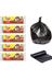 RT-RYL-HMR10899 Ögem Büyük Boy Çöp Poşeti 65X80 Cm 50 Lt 10'lu Rulo 5 Paket Siyah 1