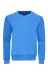 Saks Mavi Desensiz Bisiklet Yaka Sweatshirt - Wessi 1