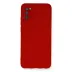 Samsung Galaxy A03s Kılıf Nano İçi Kadife Silikon - Kırmızı 1