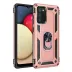 Samsung Galaxy A03s Kılıf Sofya Yüzüklü Silikon Kapak - Rose 1